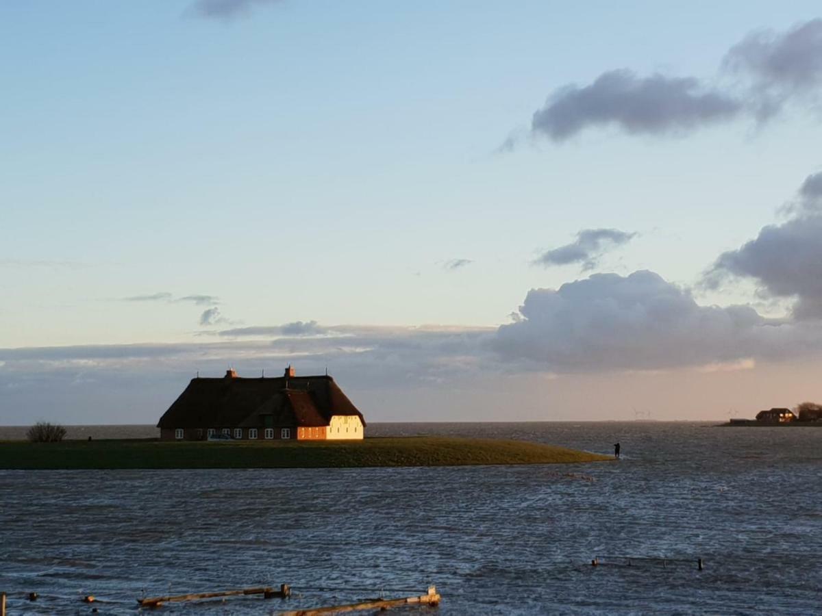 Kapitaenshaus Meerblick Langeneß エクステリア 写真